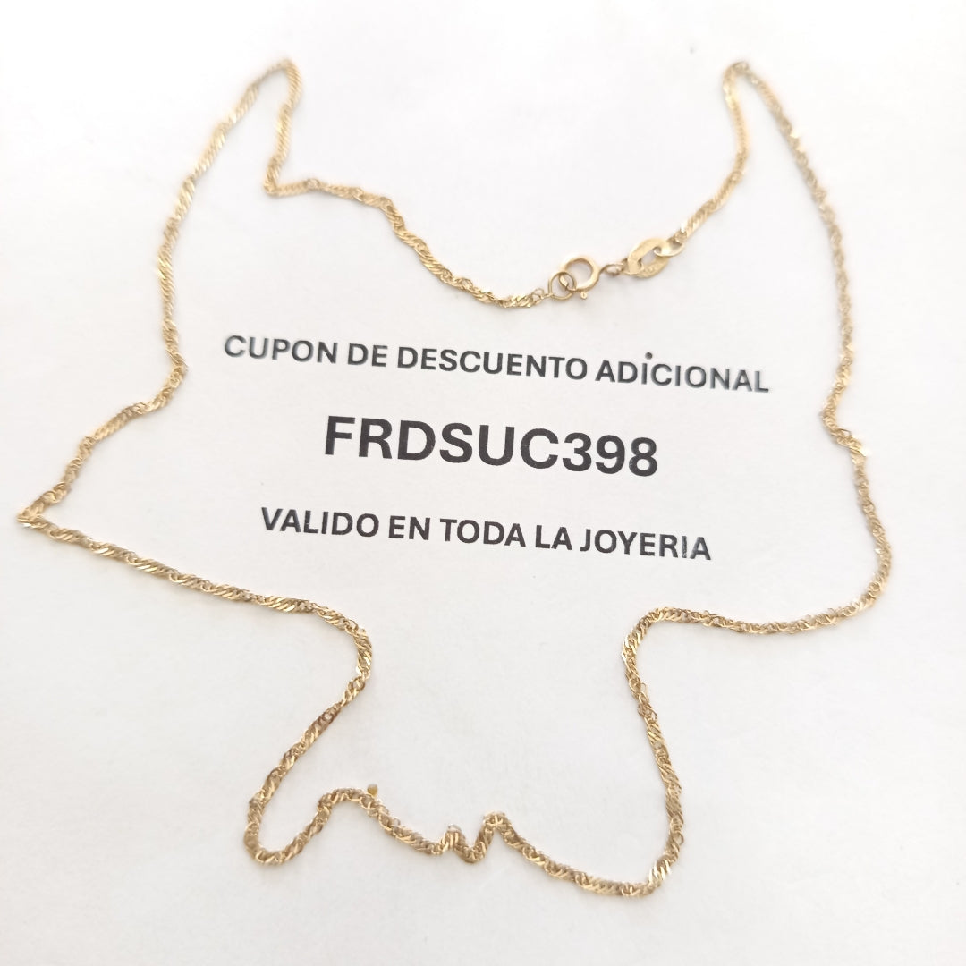 CADENA ORO 10 K 1.4 GRMS (SEMINUEVO)