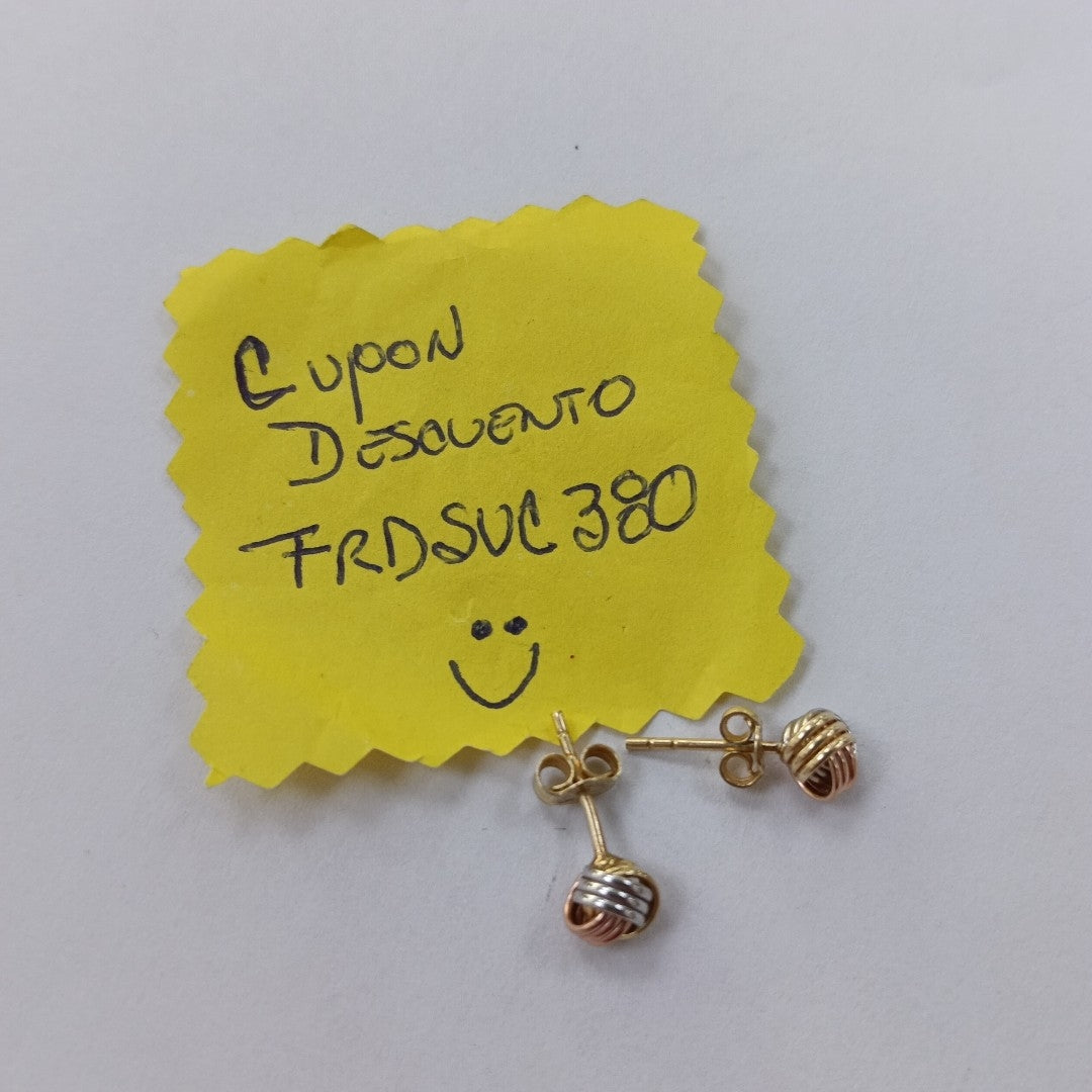 BROQUELES PAR ORO 10 K 1,10 GRMS (SEMINUEVO)
