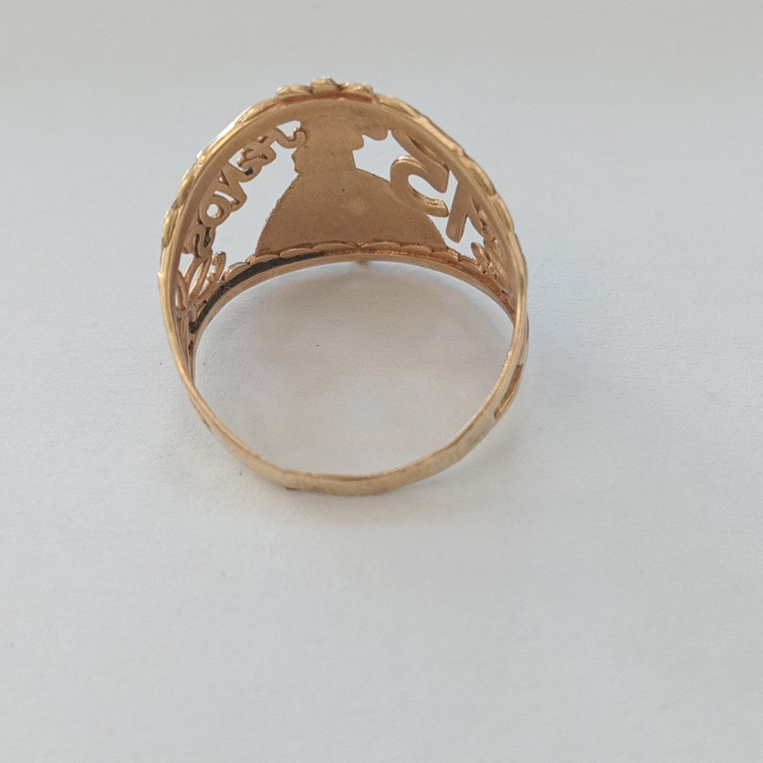 ANILLO ORO 10 K 2.1 GRMS (SEMINUEVO)