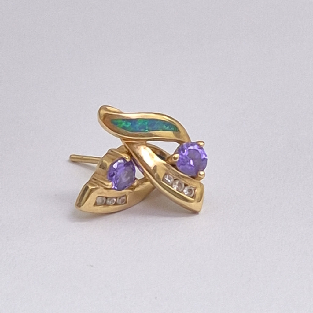 BROQUELES PAR ORO 14 K 2.5 GRMS (SEMINUEVO)