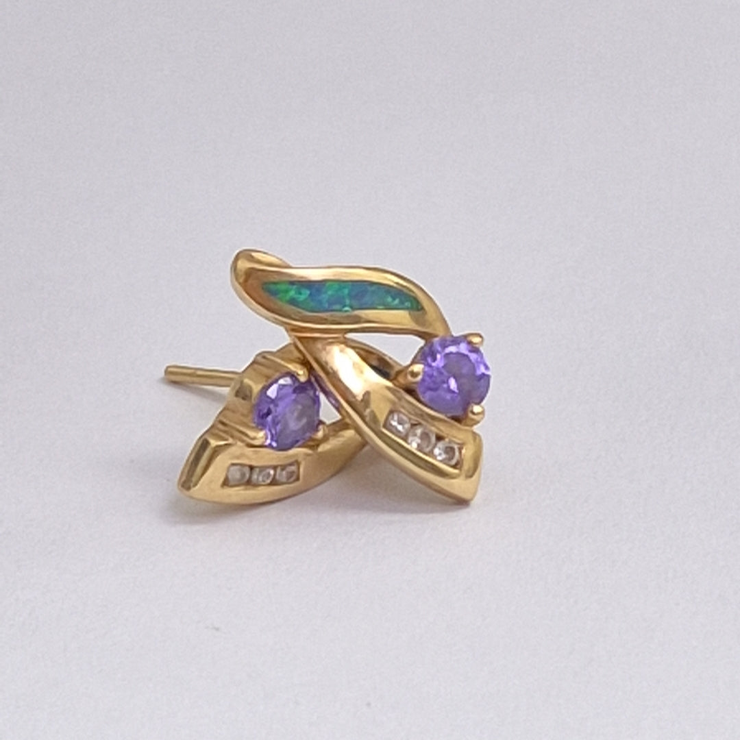 BROQUELES PAR ORO 14 K 2.5 GRMS (SEMINUEVO)