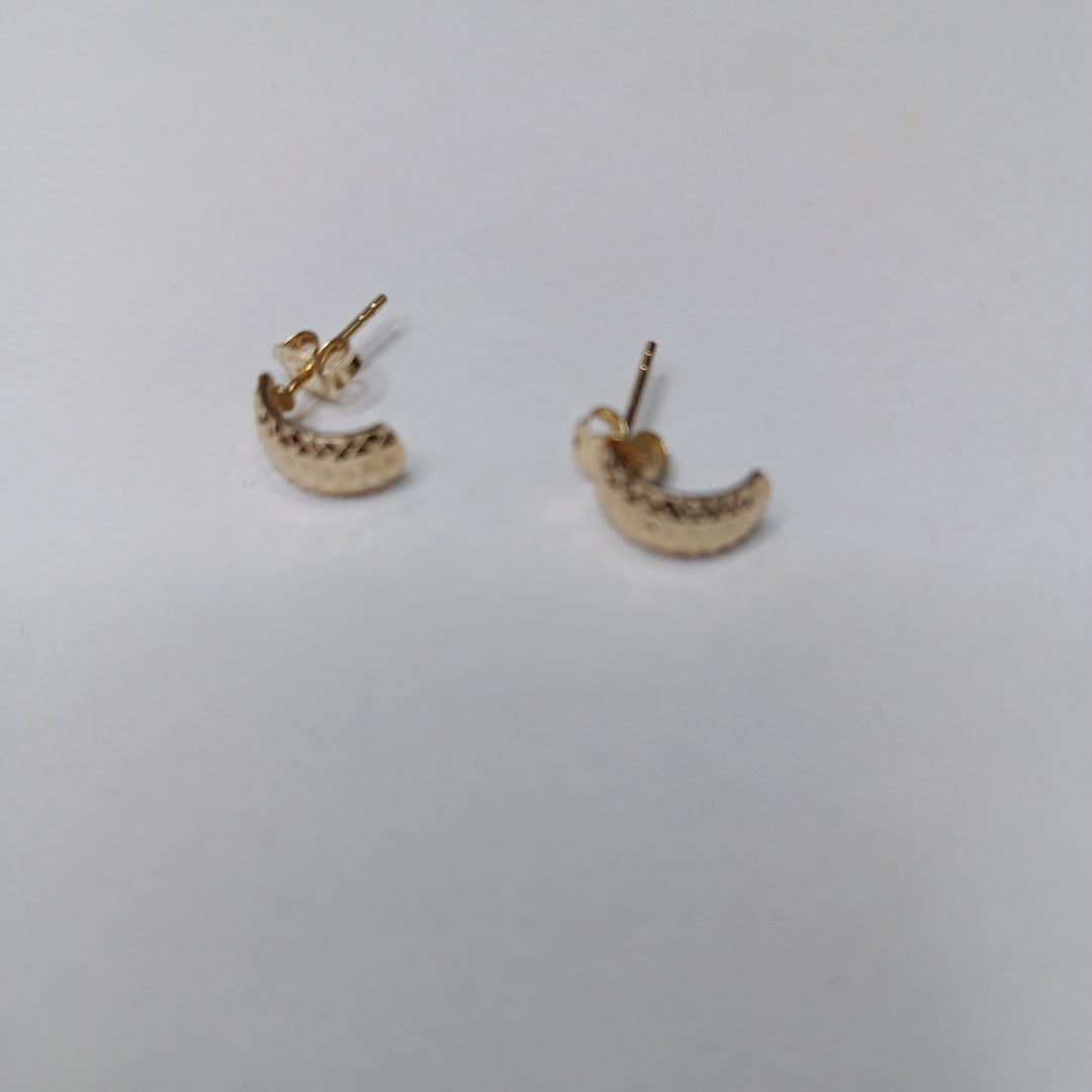 BROQUELES ORO 14K 1.7 (NUEVO)
