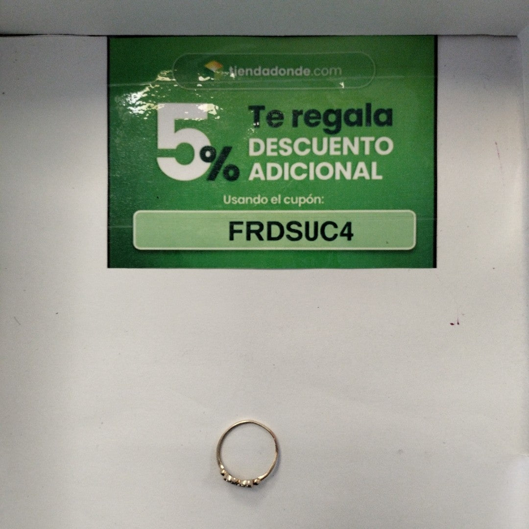 ANILLO ORO 14 K 1.4 GRMS (SEMINUEVO)