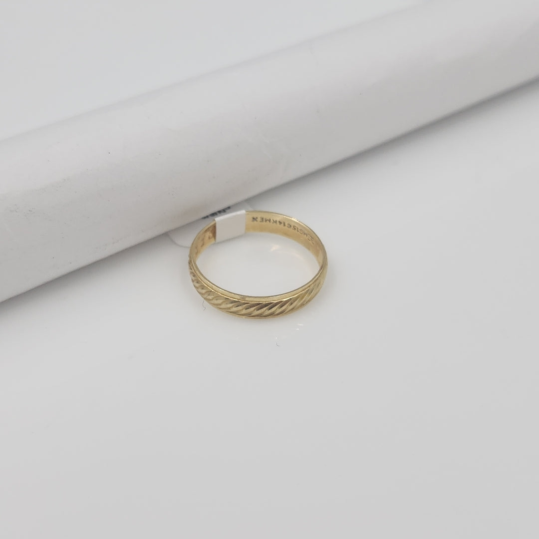 ARGOLLA ORO 14 K 1.4 GRMS (SEMINUEVO)