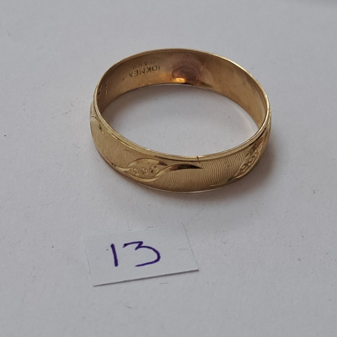ARGOLLA ORO 10 K 3.9 GRMS (SEMINUEVO)