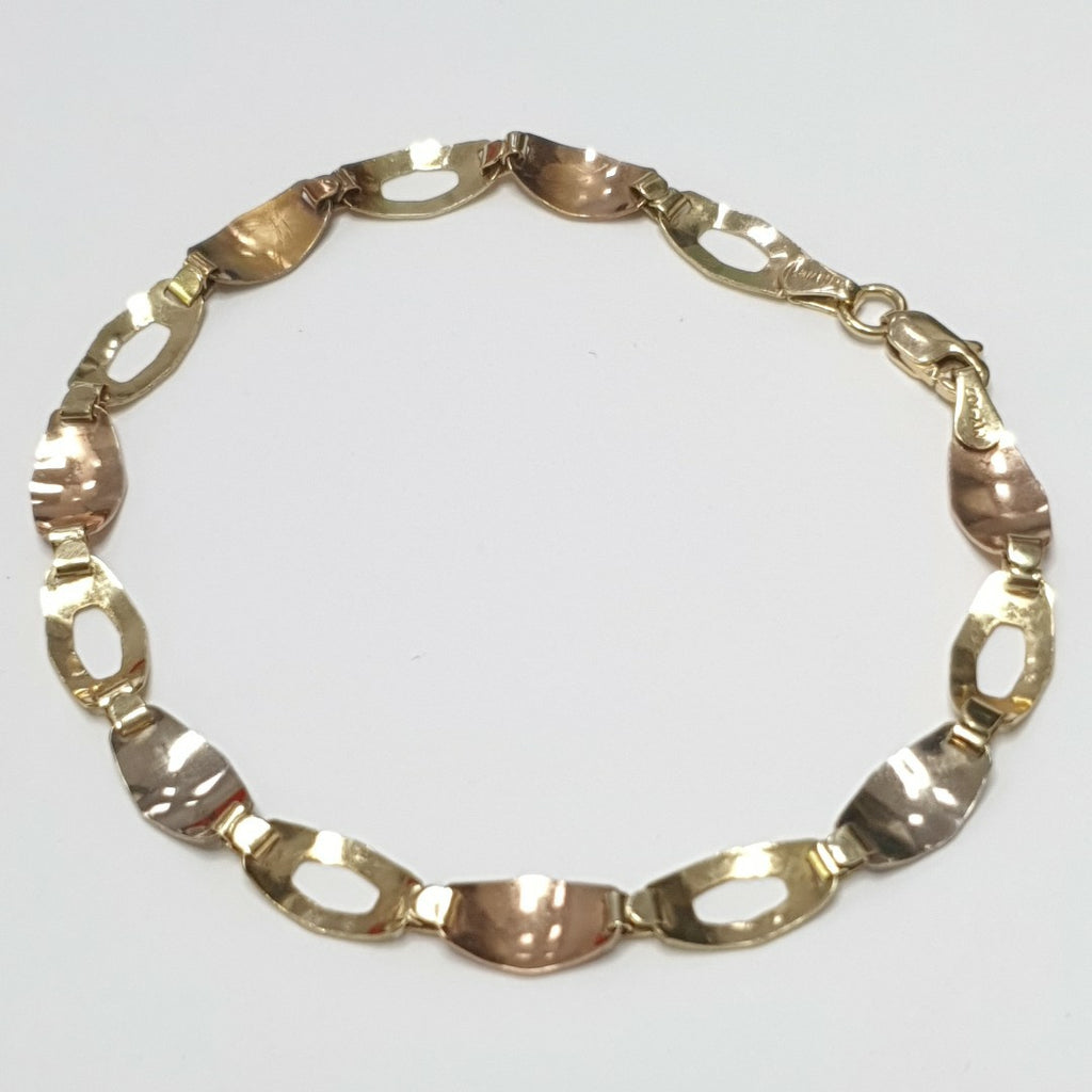 PULSERA ORO,ORO COMBINADO 10 K 3,50 GRMS (SEMINUEVO)