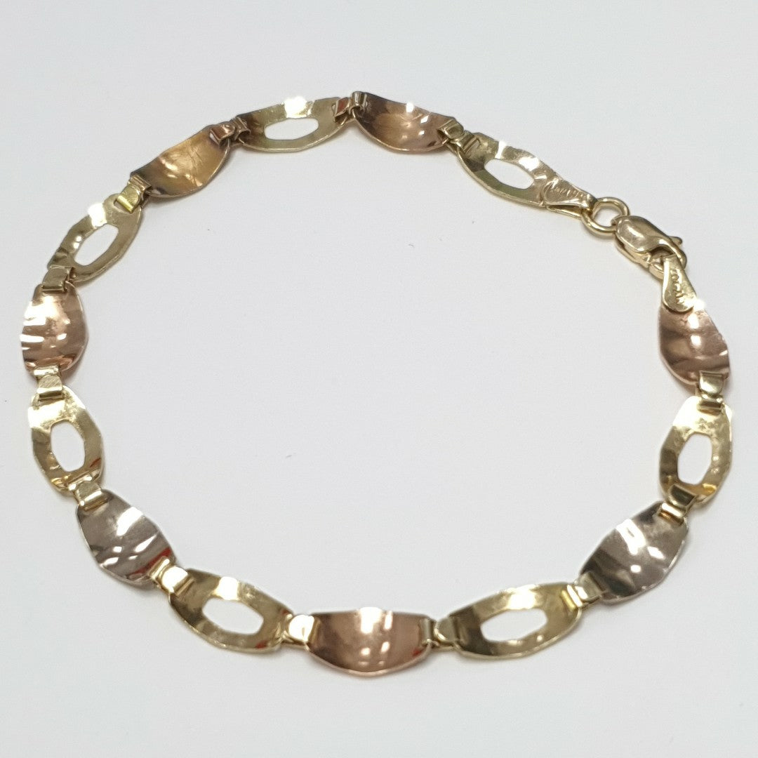 PULSERA ORO,ORO COMBINADO 10 K 3,50 GRMS (SEMINUEVO)