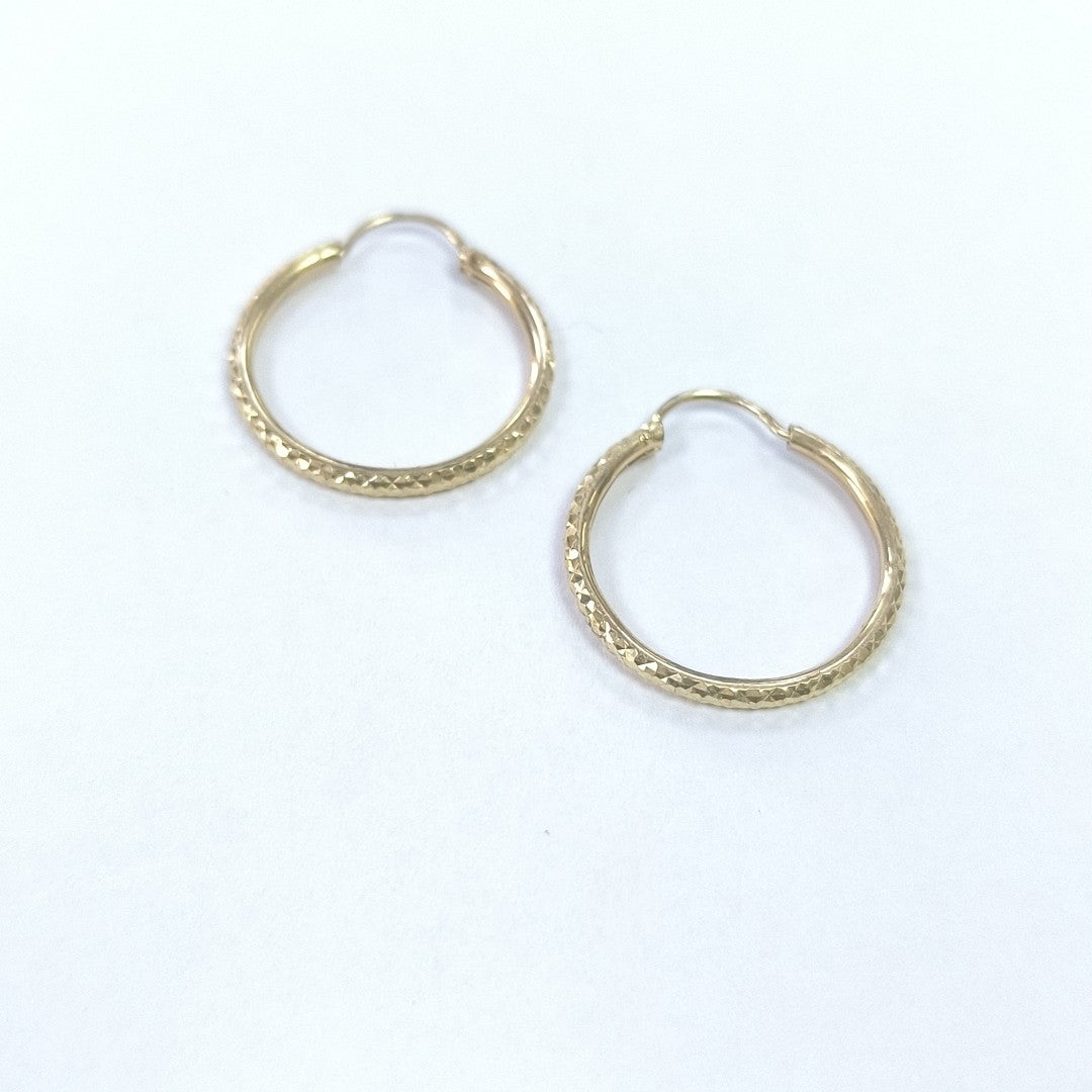 ARRACADAS PAR ORO 10 K 1.8 GRMS (SEMINUEVO)