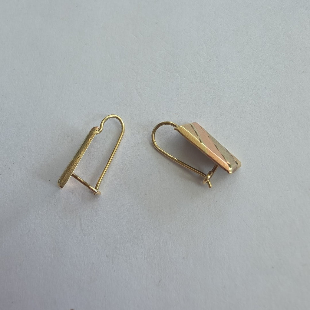 ARETES PAR ORO 10 K 1.5 GRMS (SEMINUEVO)