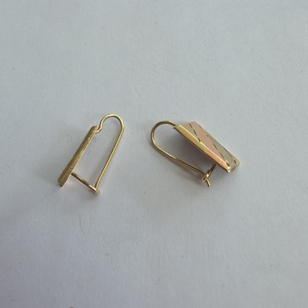 ARETES PAR ORO 10 K 1.5 GRMS (SEMINUEVO)