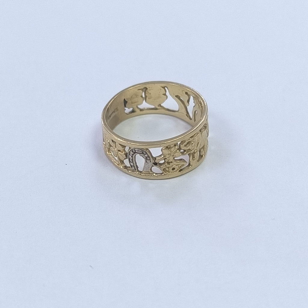 ANILLO ORO 10 K 3.3 GRMS (SEMINUEVO)