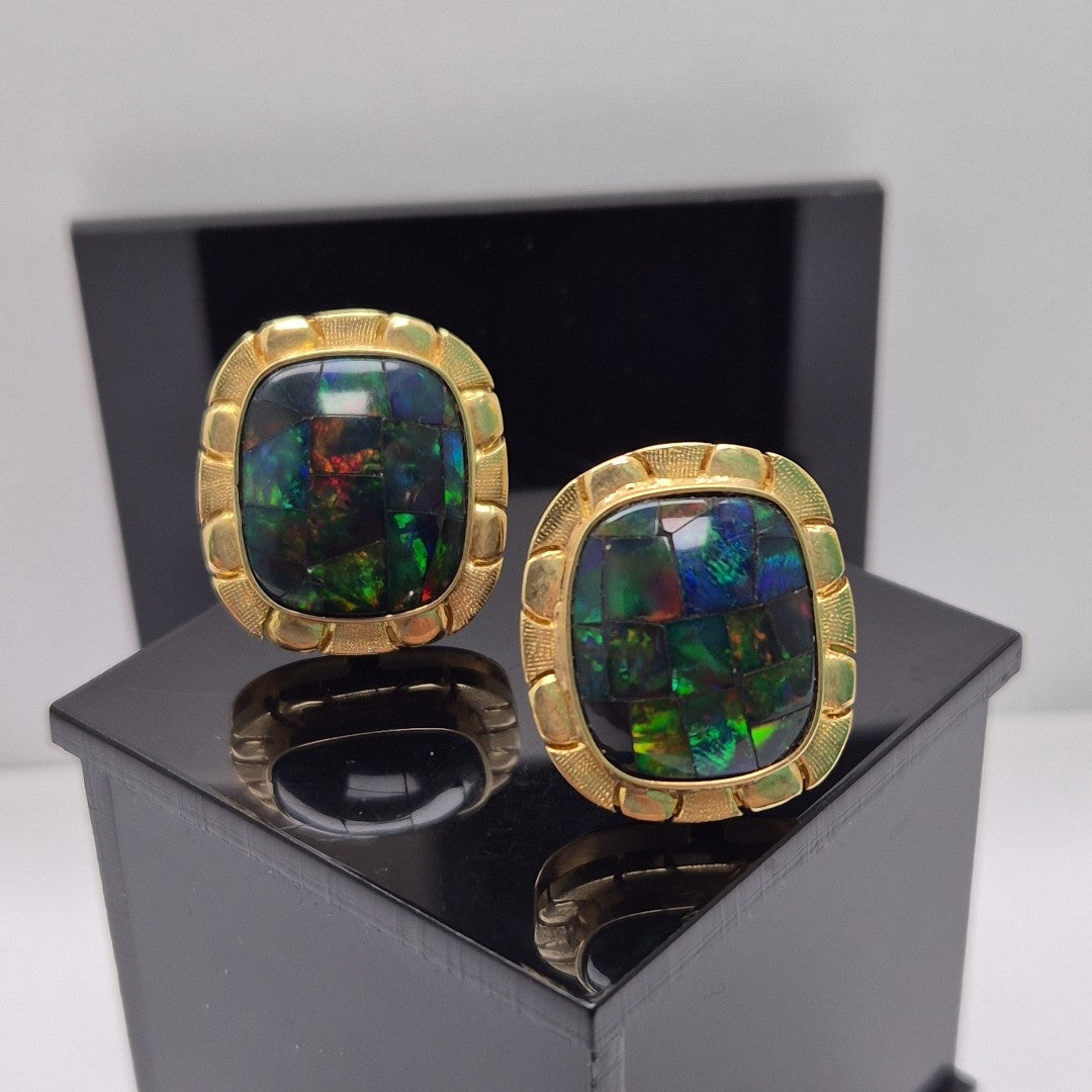 ARETES PAR ORO 14 K 14,70 GRMS (SEMINUEVO)