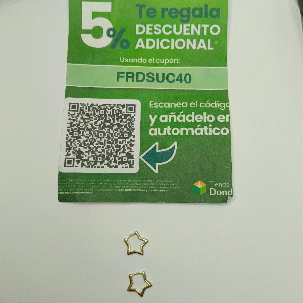 HUGGIES ORO 14K 1.4 (NUEVO)