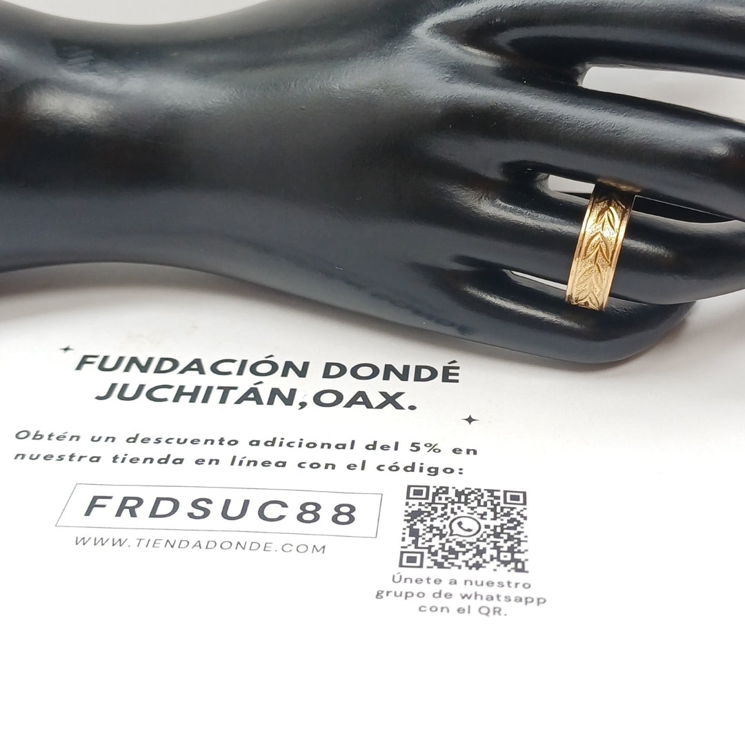 ANILLO ORO 8 K 2,70 GRMS (SEMINUEVO)