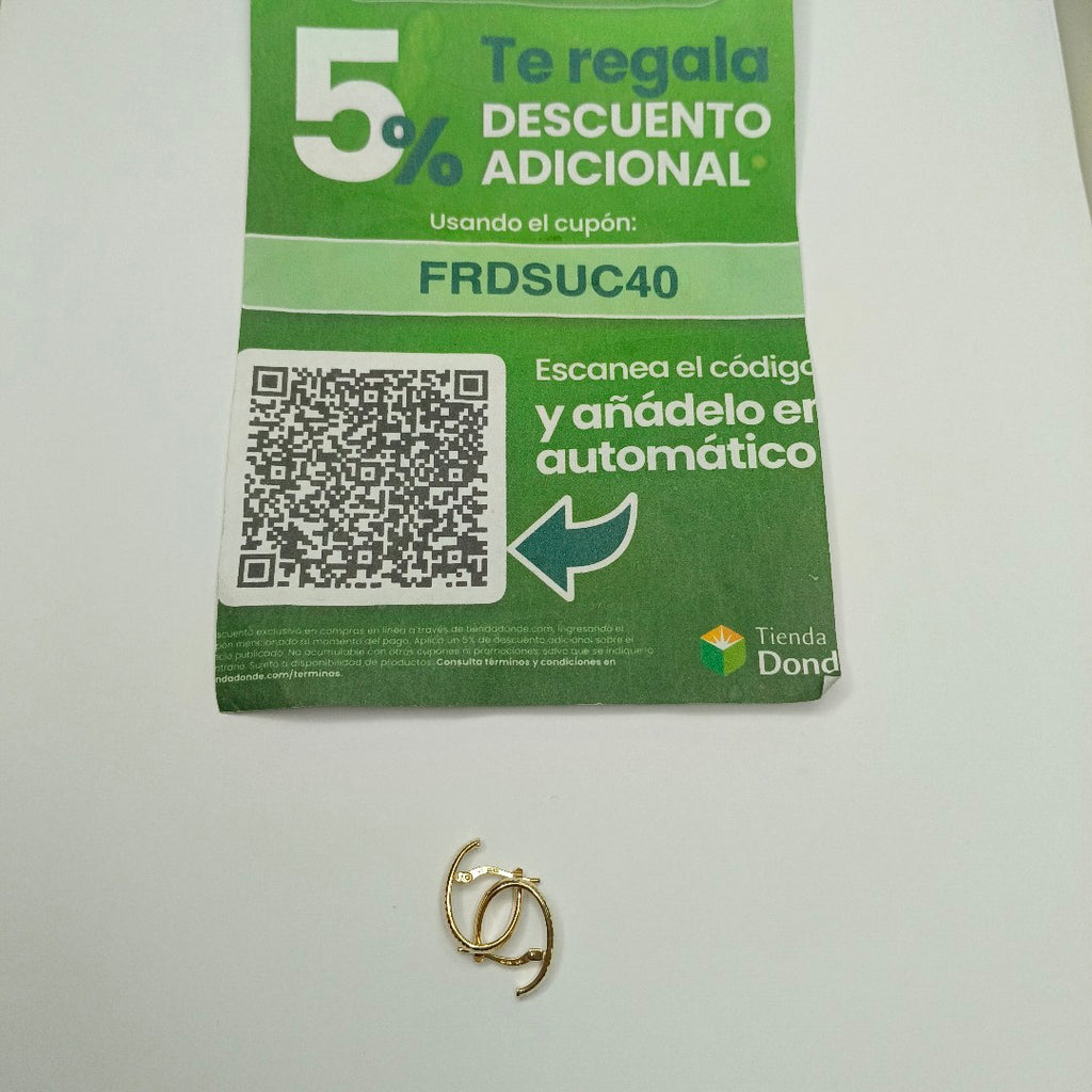 ARRACADAS ORO 14K 1.2 (NUEVO)