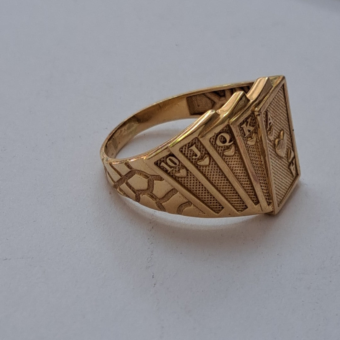 ANILLO ORO 14 K 5,50 GRMS (SEMINUEVO)
