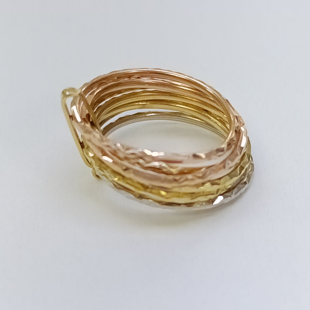 ANILLITO ORO COMBINADO 14 K 3.7 GRMS (SEMINUEVO)