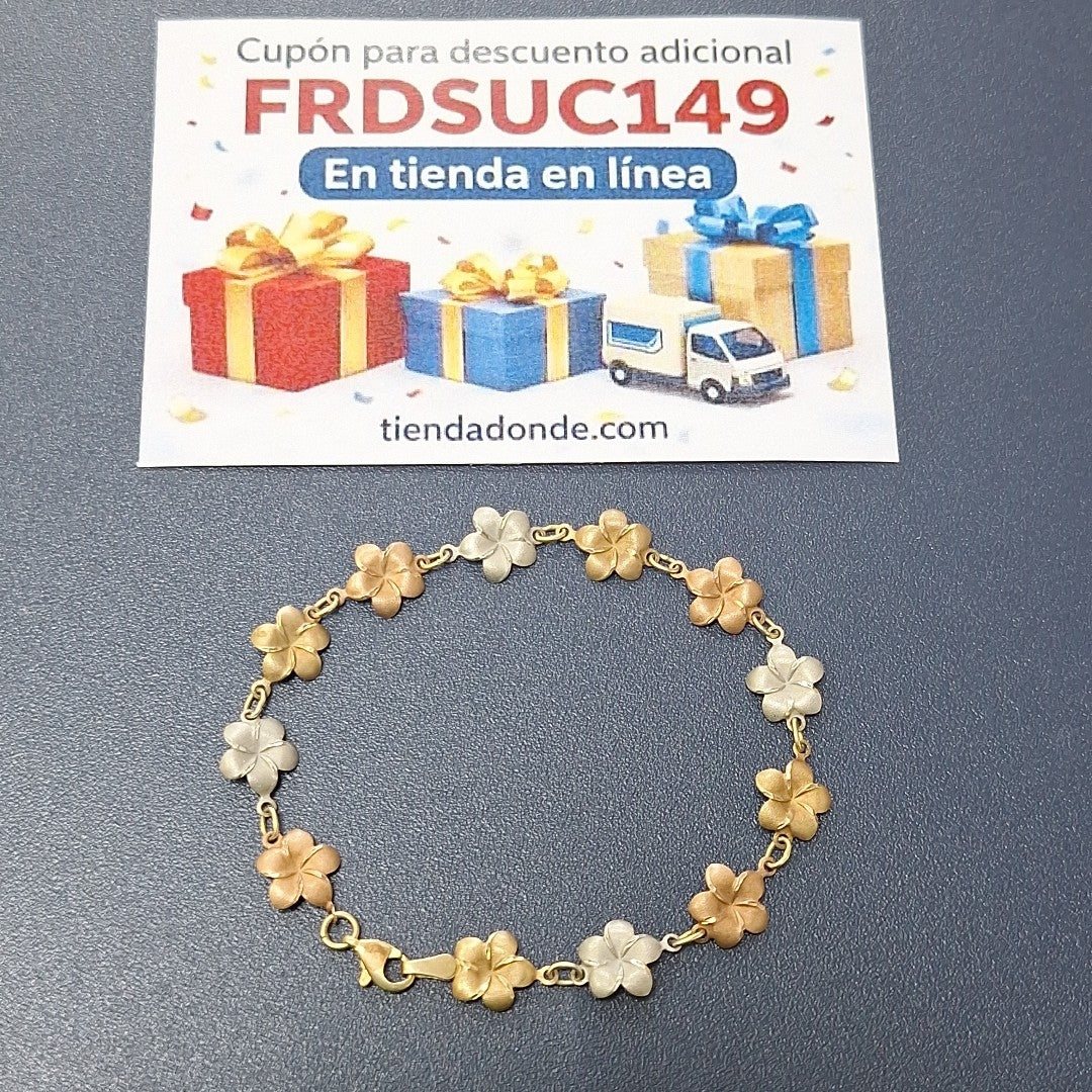 PULSERA ORO 10 K 3.4 GRMS (SEMINUEVO)