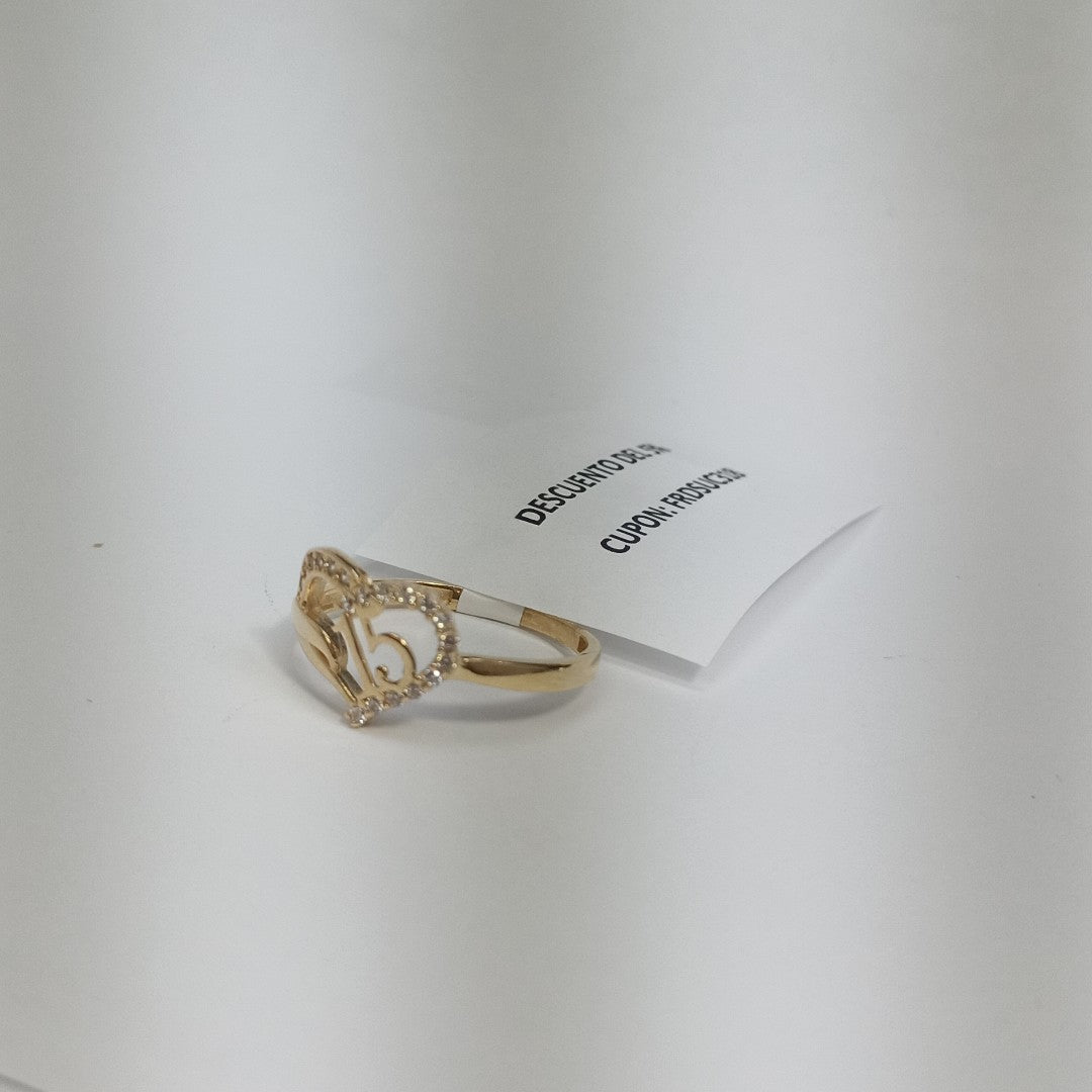 ANILLOS DAMA ORO 14K 2 (NUEVO)