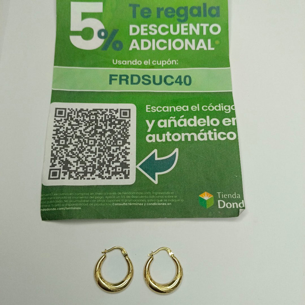 ARRACADAS ORO 14K 1.7 (NUEVO)