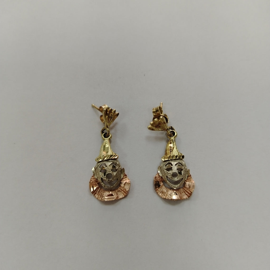 ARETES PAR ORO 14 K 2.6 GRMS (SEMINUEVO)