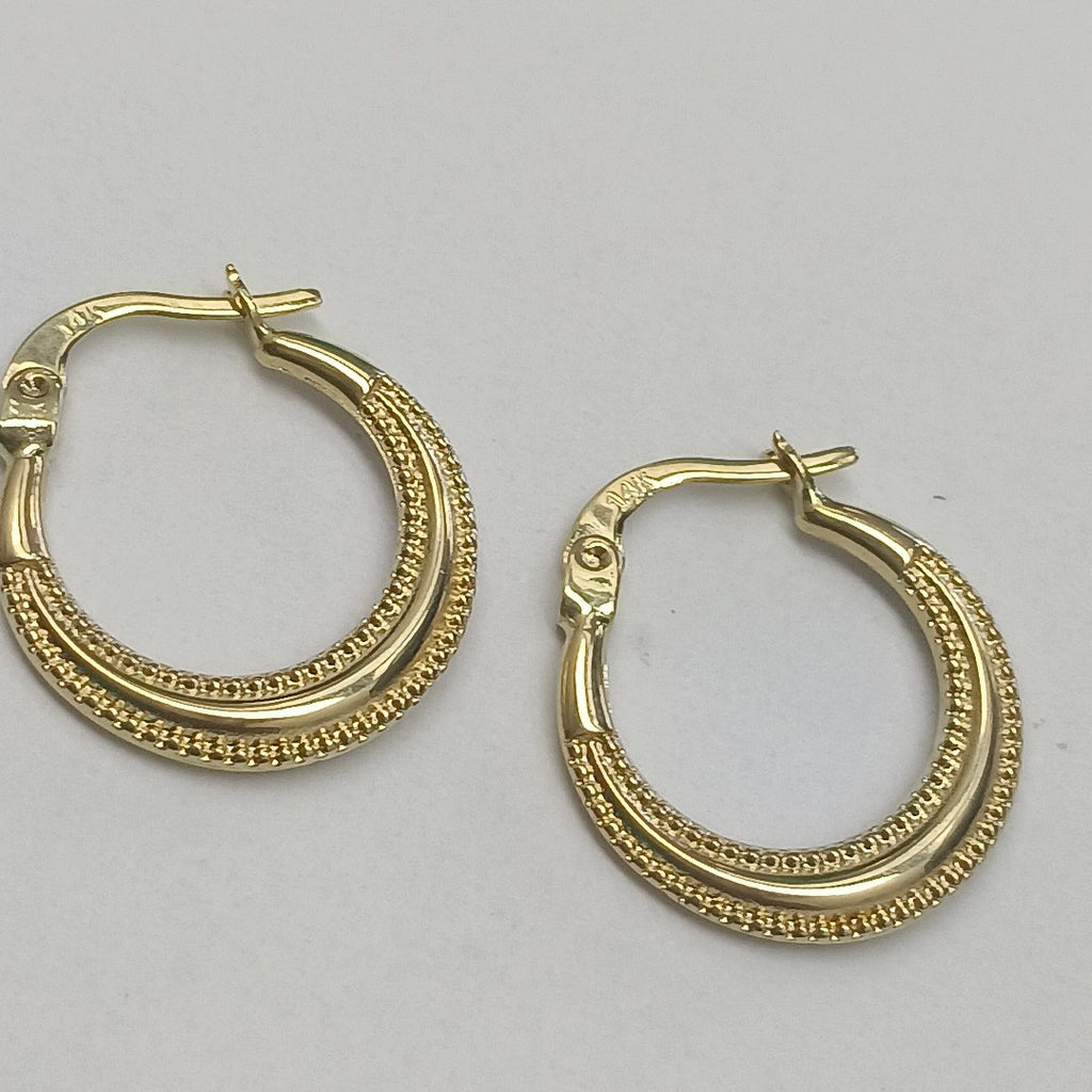 ARRACADAS ORO 14K 1.2 (NUEVO)