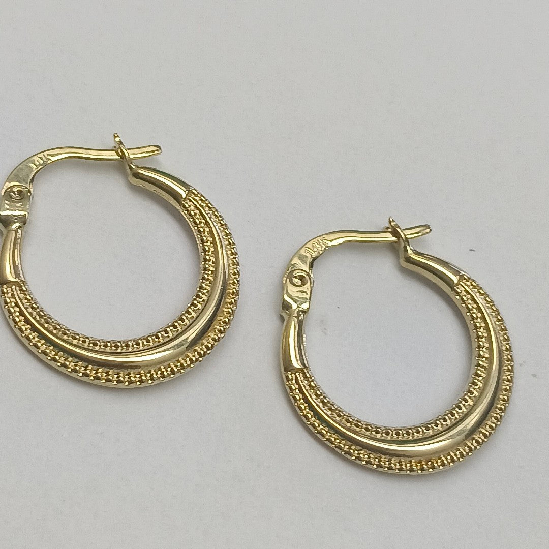 ARRACADAS ORO 14K 1.2 (NUEVO)