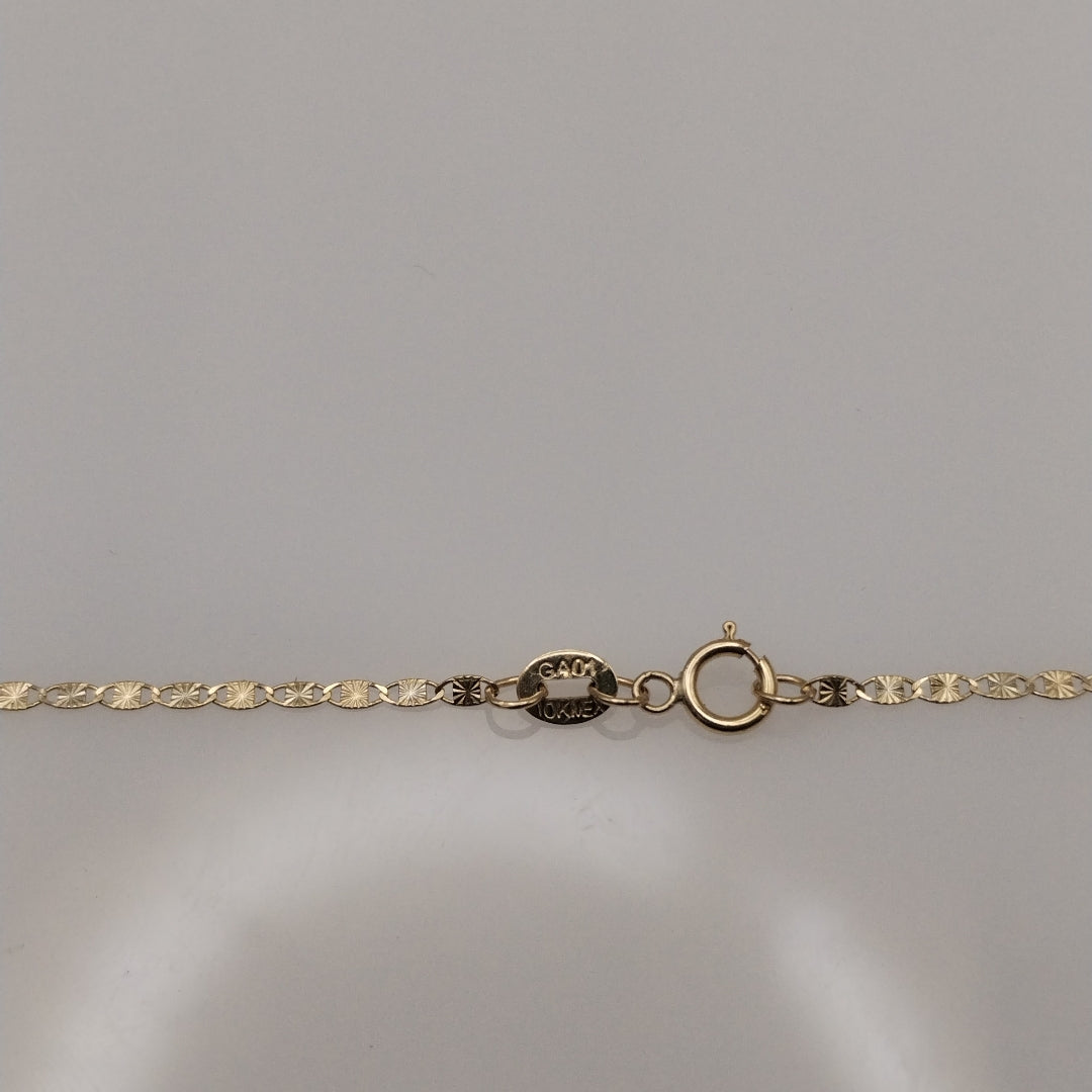 CADENA ORO COMBINADO 10 K 1.4 GRMS (SEMINUEVO)