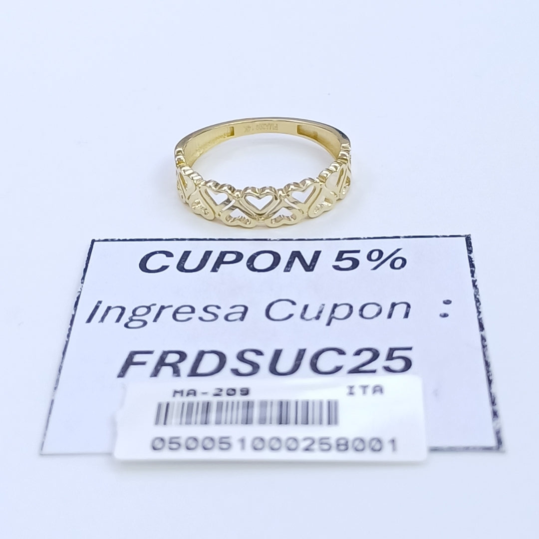 ANILLOS DAMA ORO 14K 1.6 (NUEVO)