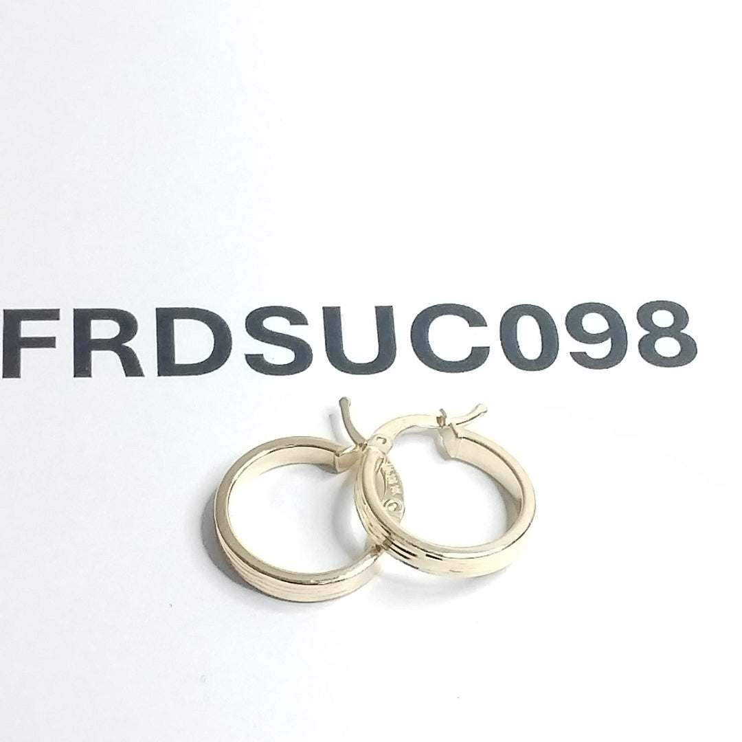 ARRACADAS ORO 14K 1.5 (NUEVO)