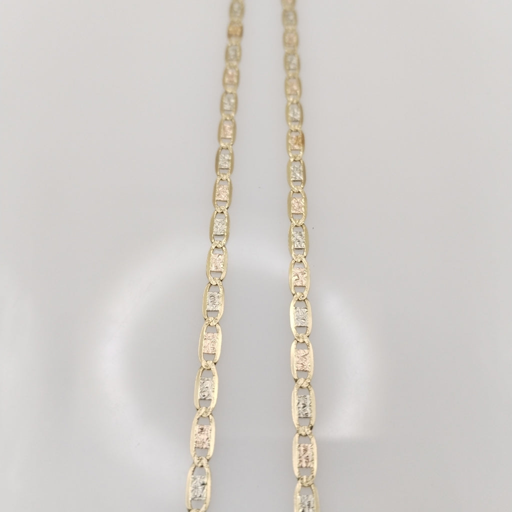 CADENA ORO COMBINADO 14 K 9 GRMS (SEMINUEVO)