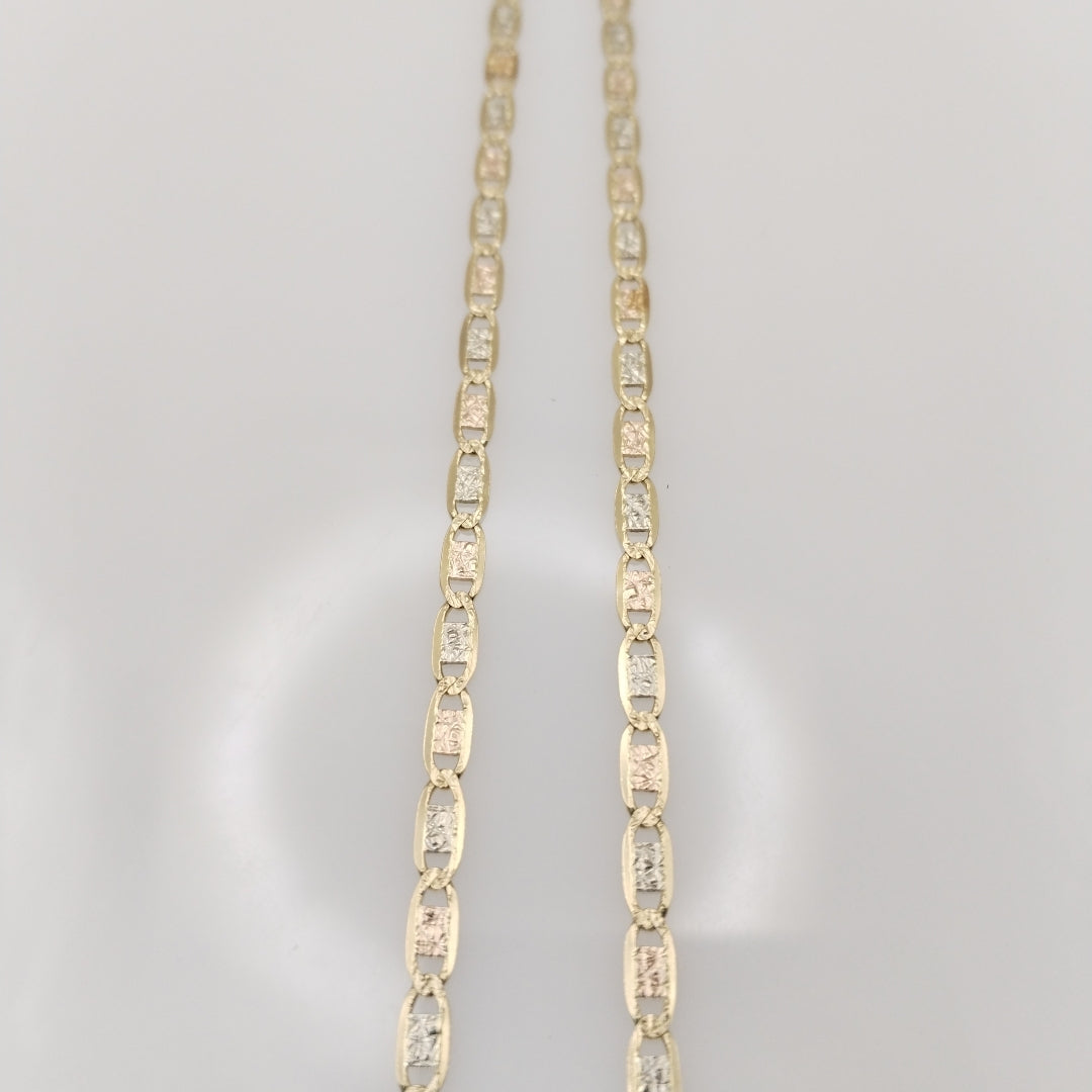 CADENA ORO COMBINADO 14 K 9 GRMS (SEMINUEVO)