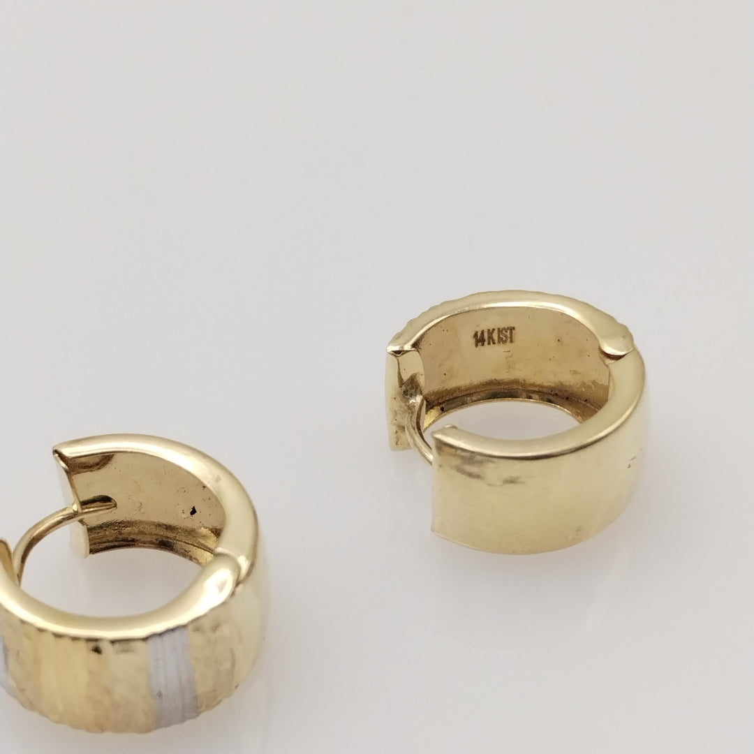 ARRACADAS PAR ORO 14 K 3 GRMS (SEMINUEVO)