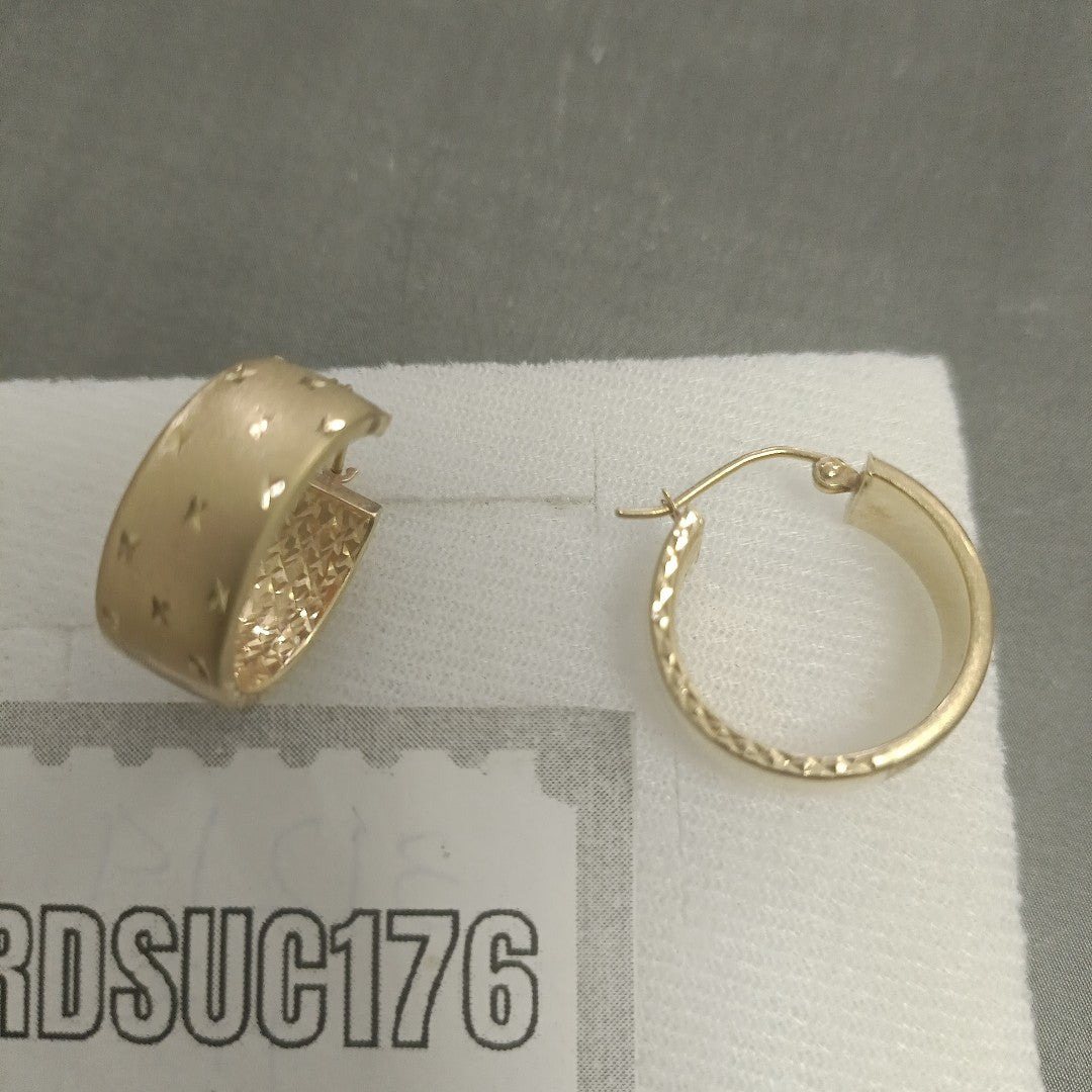 ARRACADAS PAR ORO 14 K 3.6 GRMS (SEMINUEVO)