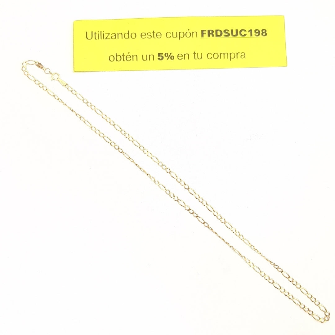 CADENA ORO 10 K 3.9 GRMS (SEMINUEVO)