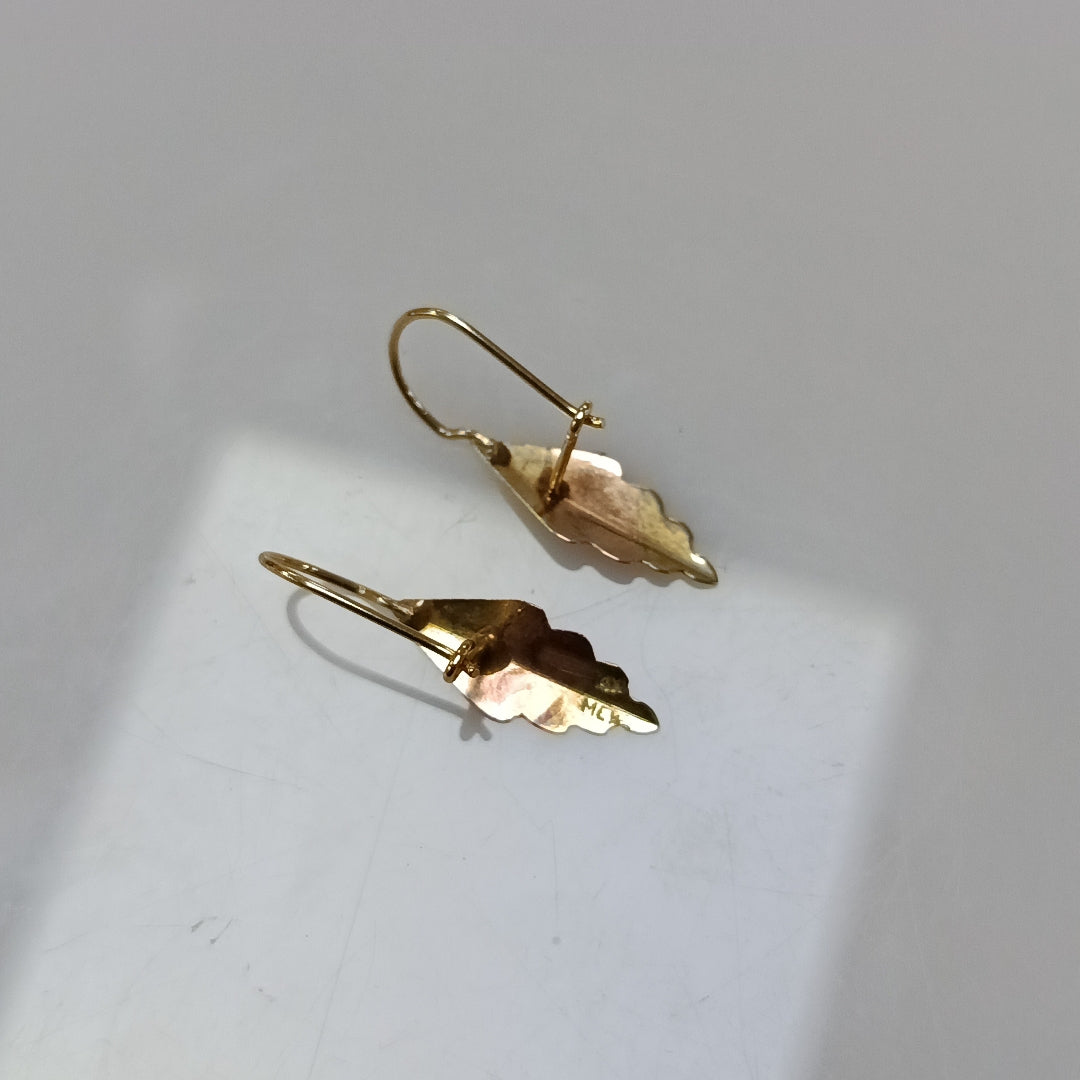 ARETES PAR ORO 14 K 0,90 GRMS (SEMINUEVO)