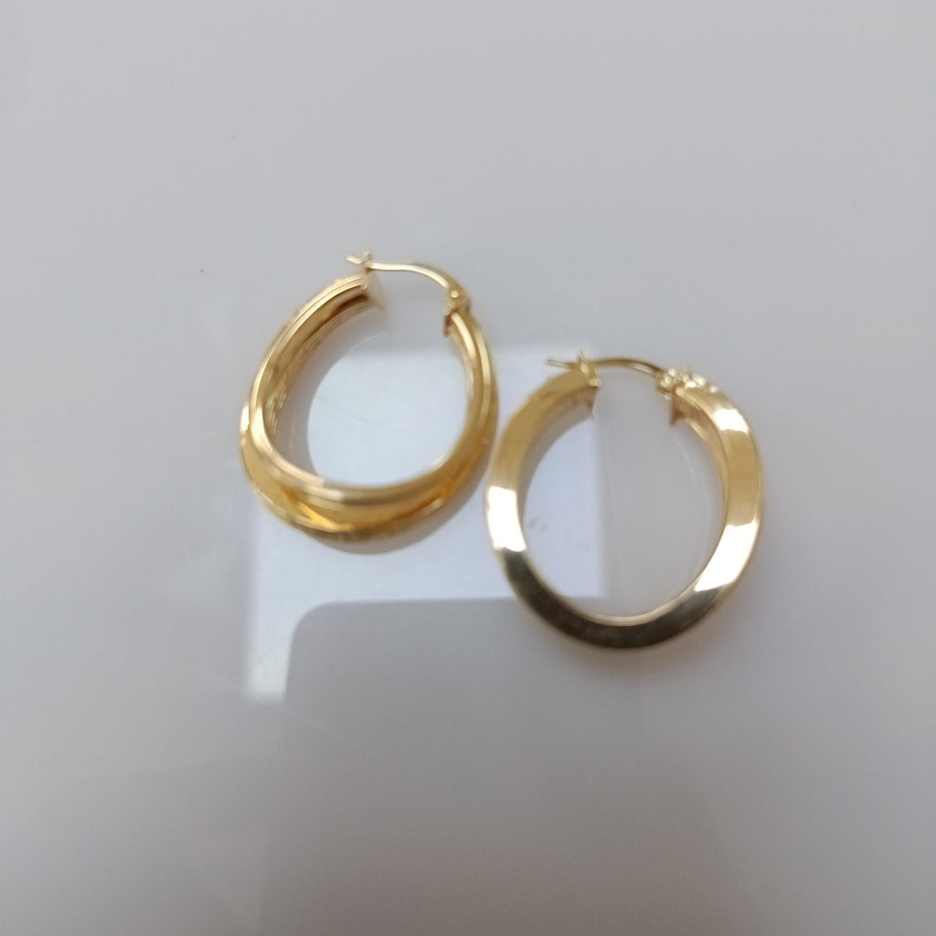 ARRACADAS PAR ORO 14 K 5.8 GRMS (SEMINUEVO)