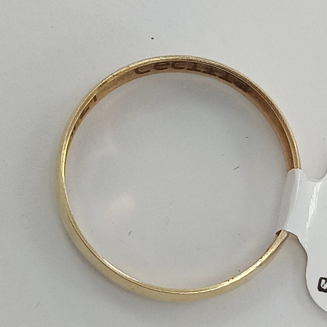 ARGOLLA ORO 10 K 1.4 GRMS (SEMINUEVO)