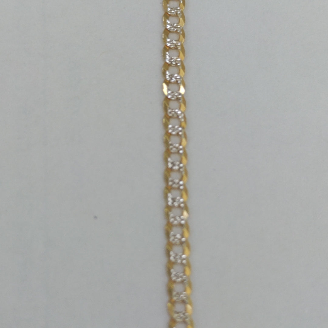 CADENA ORO, ORO COMBINADO 14 K 3.3 GRMS (SEMINUEVO)