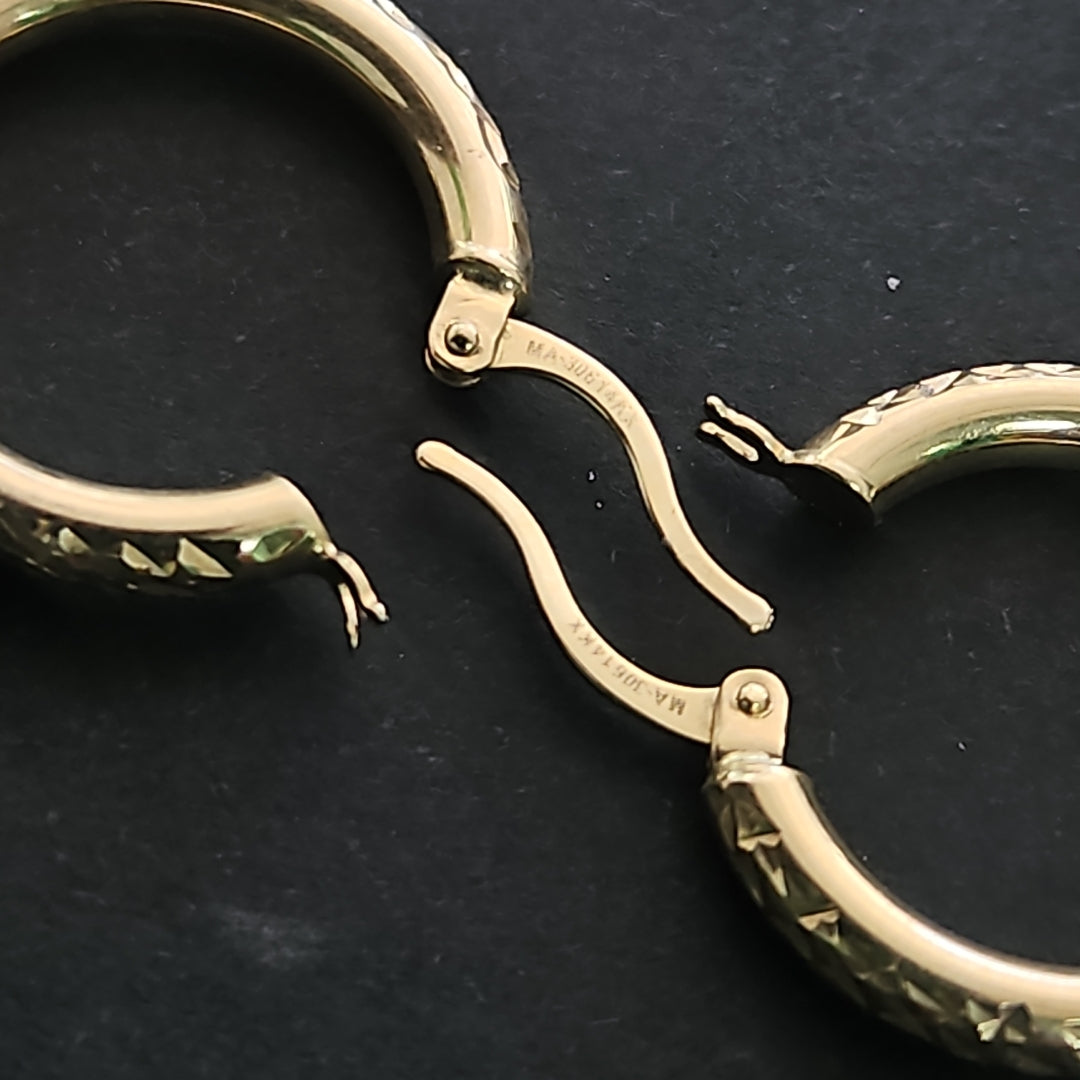ARRACADAS PAR ORO 14 K 4,00 GRMS (SEMINUEVO)