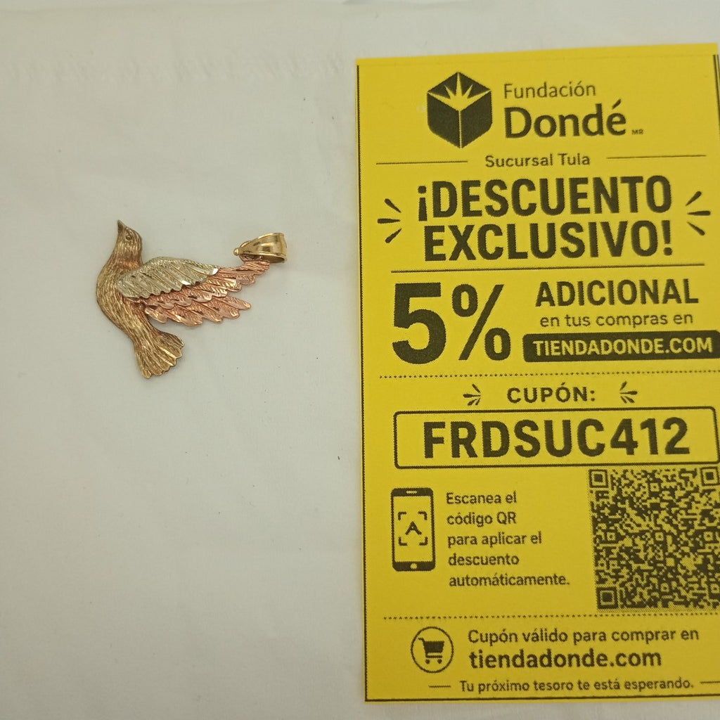 DIJE ORO COMBINADO 14 K 2,30 GRMS (SEMINUEVO)