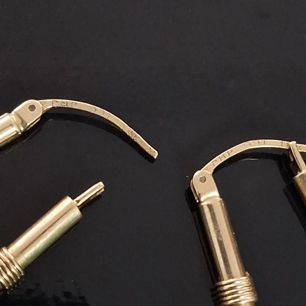 ARETES PAR ORO 14 K 3,50 GRMS (SEMINUEVO)