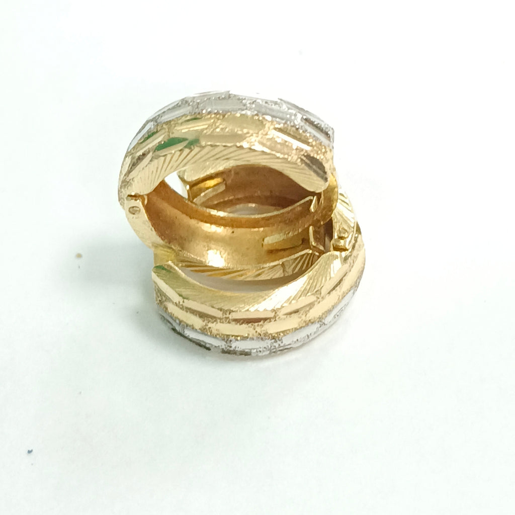 ARRACADAS PAR ORO 14 K 2 GRMS (SEMINUEVO)