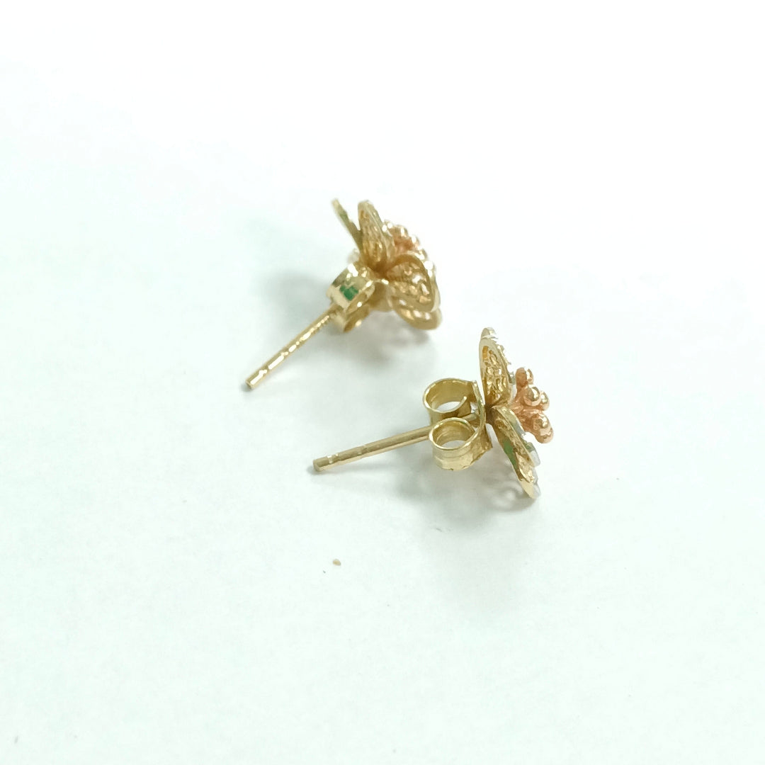 BROQUELES PAR ORO 14 K 1.5 GRMS (SEMINUEVO)