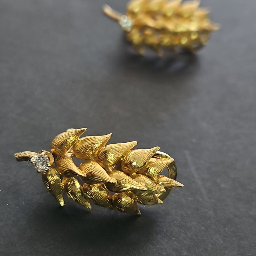 ARETES PAR ORO 18 K 11.1 GRMS (SEMINUEVO)