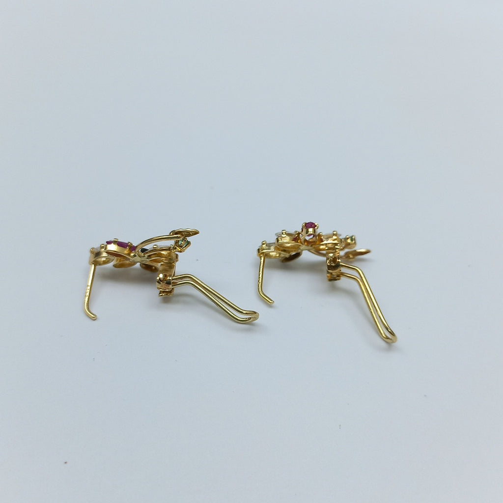 ARETES PAR ORO 14 K 3,00 GRMS (SEMINUEVO)