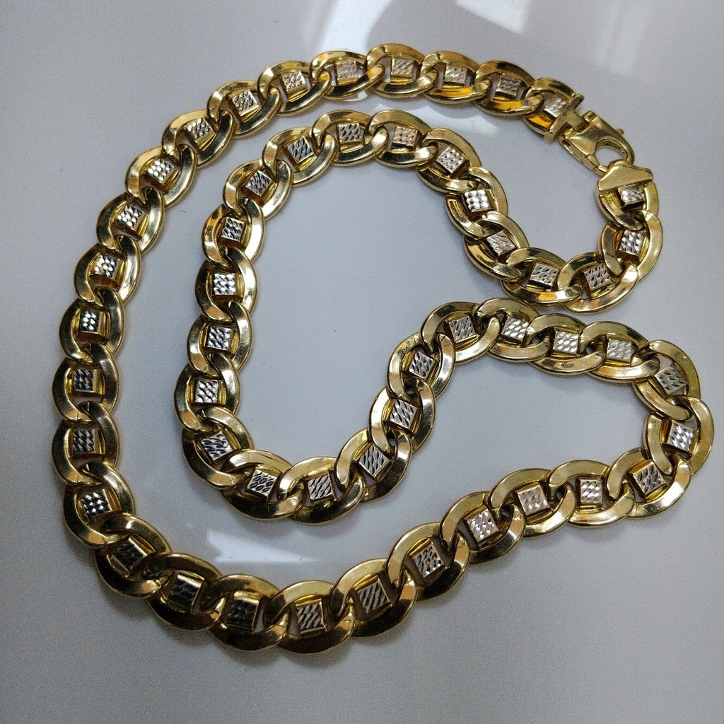 CADENA ORO, RODIADO 10 K 54.4 GRMS (SEMINUEVO)