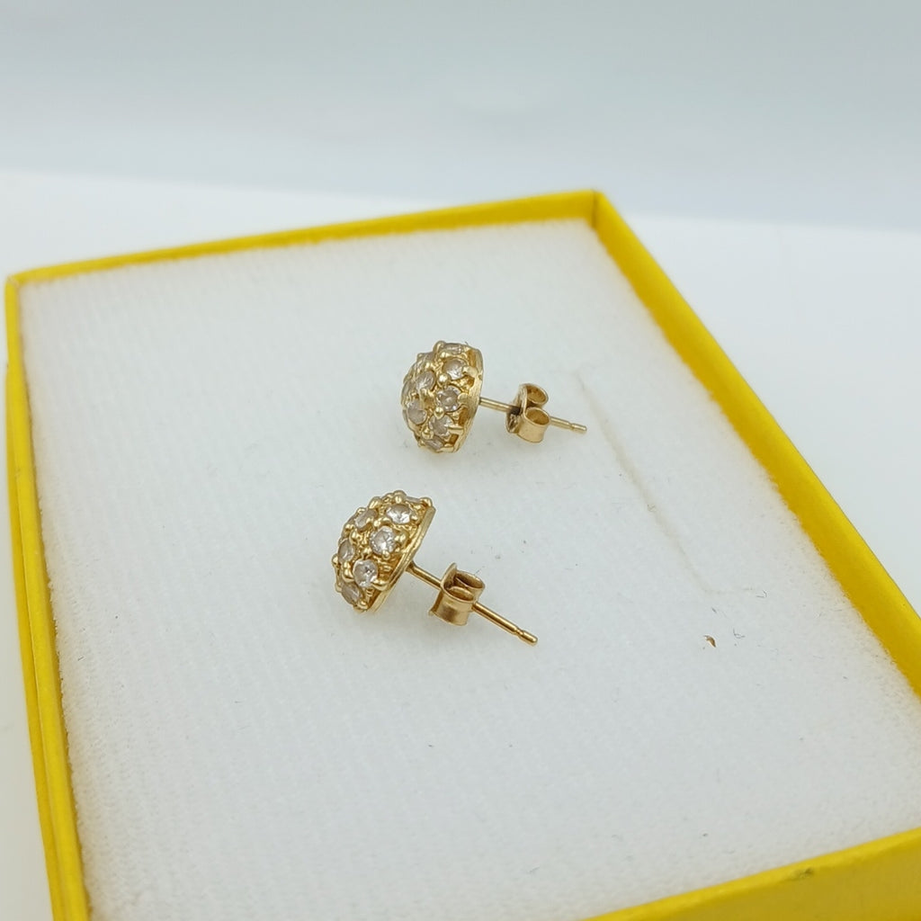 BROQUELES PAR ORO 14 K 2,60 GRMS (SEMINUEVO)