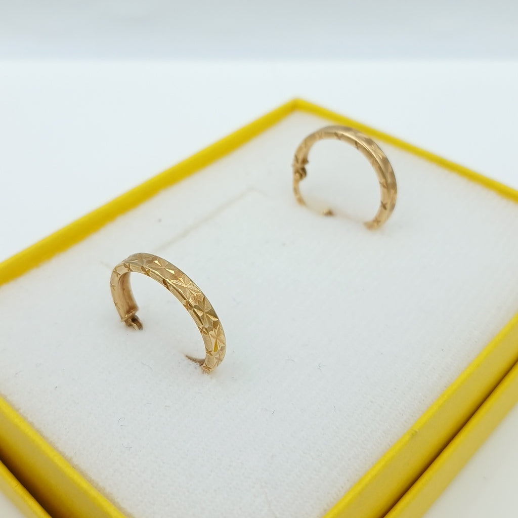 ARRACADAS PAR ORO 14 K 2,40 GRMS (SEMINUEVO)