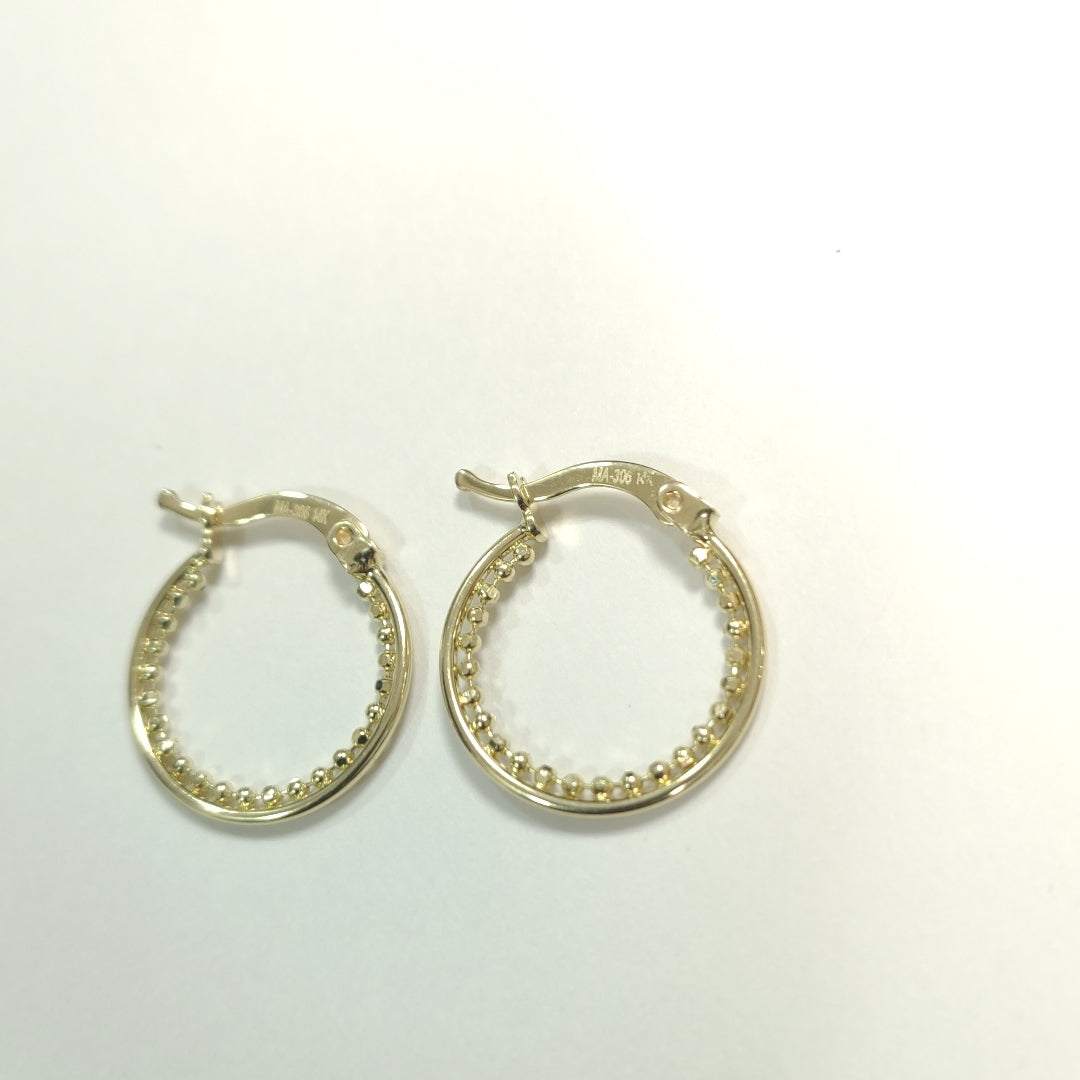 ARRACADAS ORO 14K 1.7 (NUEVO)
